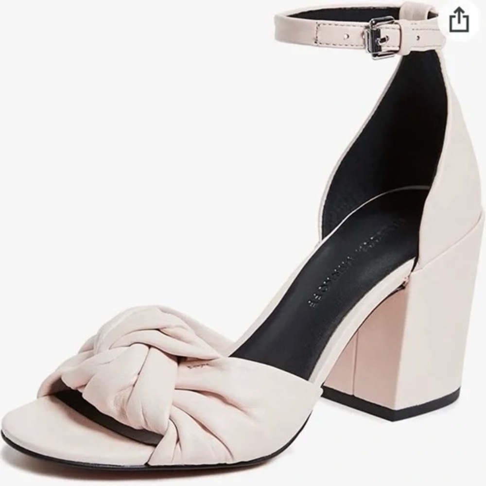 Rebecca Minkoff Pink Leather Ankle Strap Sandals size 7